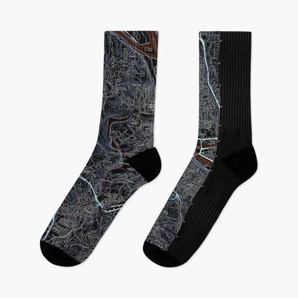 Item preview, Pittsburgh, PA - West Topographical Map Dark designed and sold by PGHPhotoCo.