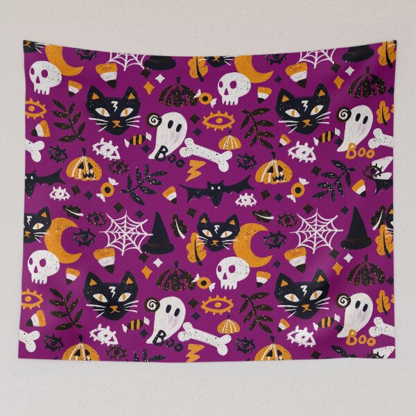 Item preview, Trick or Treat Yourself – Purple designed and sold by Cat Coquillette.