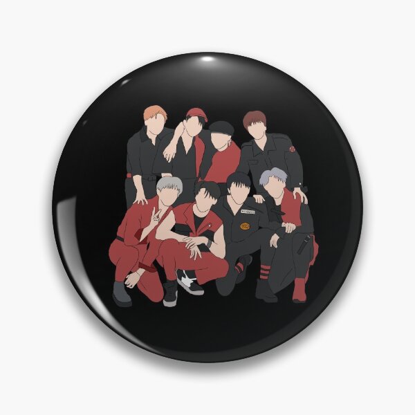 Item preview, Stray Kids members ot8 sticker & backpack designed and sold by Amy Hearts.