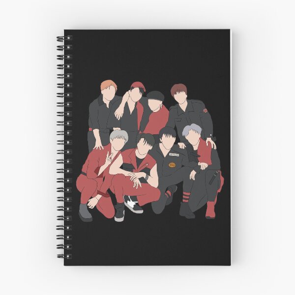Item preview, Stray Kids members ot8 sticker & backpack designed and sold by Amy Hearts.