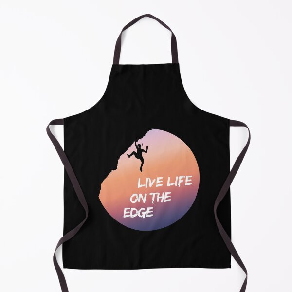 Item preview, Live Life On The Edge Rock-climbing designed and sold by FitFabFunny.