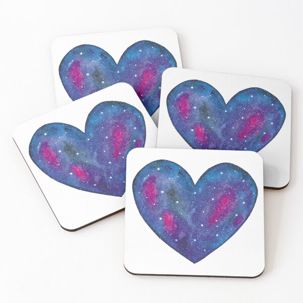 Item preview, Blue Heart - Galaxy Design designed and sold by galleasstudio.