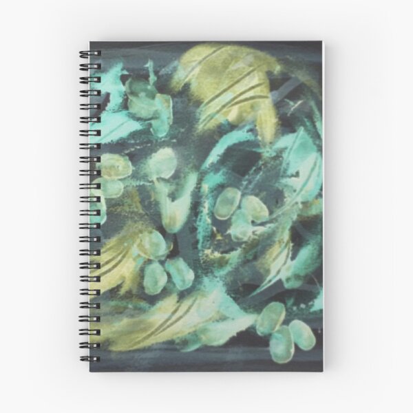 Item preview, Grape Vine in Turquoise Yellow Green designed and sold by GiftsbyNaomi.