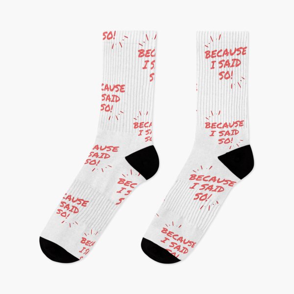 Item preview, Because I Said So-Red Text designed and sold by Trendi61.
