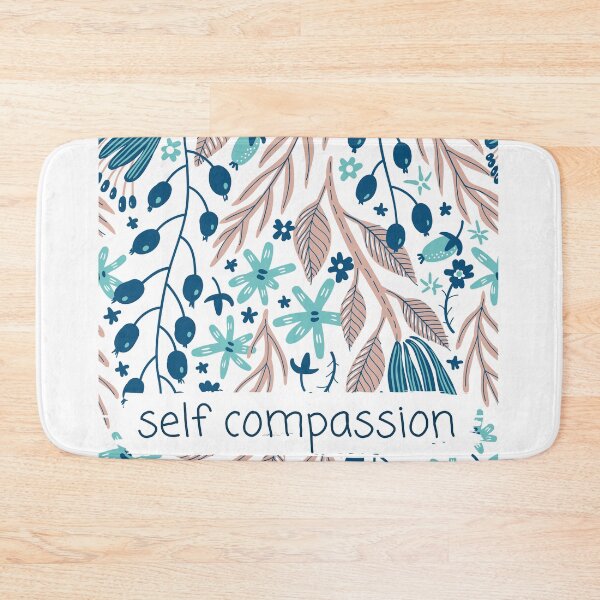 Item preview, self compassion leafy pattern designed and sold by SpicyCherrys.