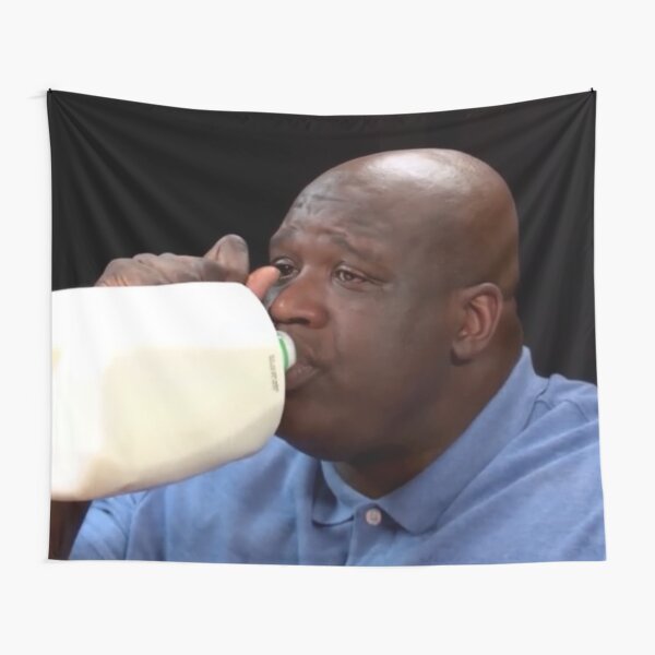 Item preview, Shaq Drinking Milk designed and sold by chough83w.