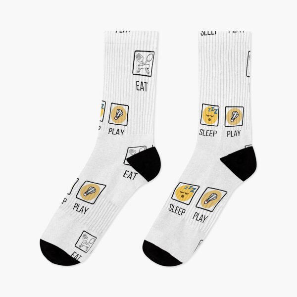 Item preview, Eat Sleep Badminton designed and sold by OneTimeEngineer.