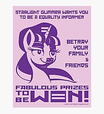 starlight glimmer propganda Photographic Print