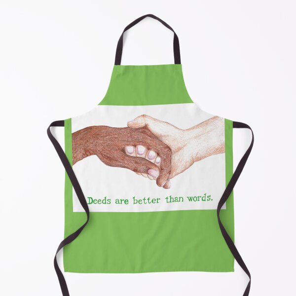 Item preview, Racism_deeds are better than words. designed and sold by Zimart.