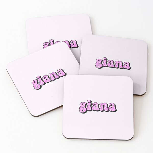 Item preview, aesthetic hot pink glitter giana name designed and sold by STAR10008.