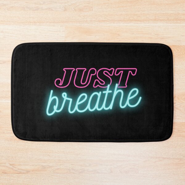 Item preview, Just Breathe Neon Sign designed and sold by owlvocado.