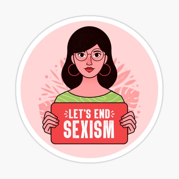 Intersectional Feminist Art Lets End Sexism Sticker By Avantgirl Redbubble 2832