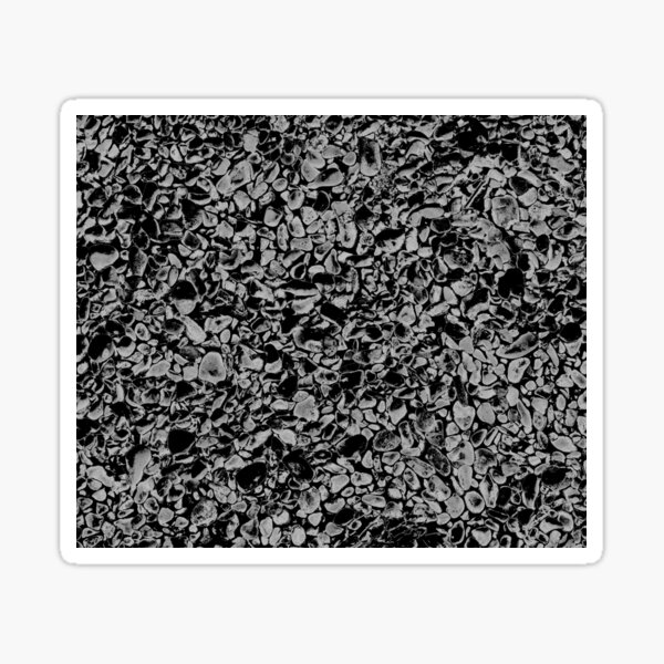 Black Pebbles Sticker