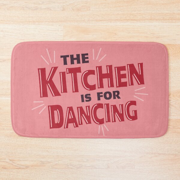 Item preview, The Kitchen is for Dancing, Pink designed and sold by CocoandDaisy.