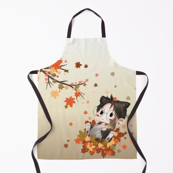 Item preview, Cute Wolf Autumn Chibi designed and sold by HouseOfDucky.