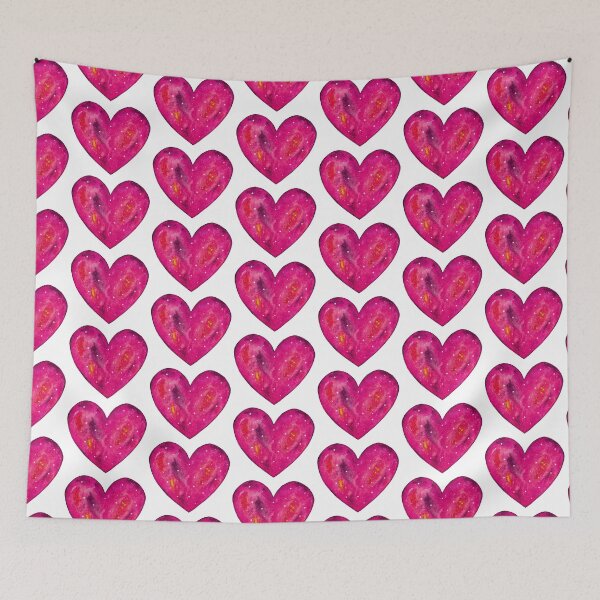Item preview, Dark Pink Heart - Galaxy Design designed and sold by galleasstudio.
