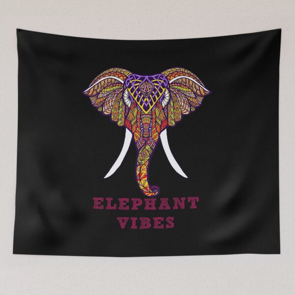 Item preview, Elephant vibes, elephant, positive energy, gift idea designed and sold by ThommyBLN.
