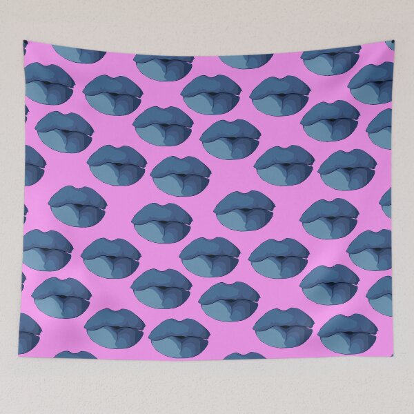 Item preview, Blue lips designed and sold by redgoch.