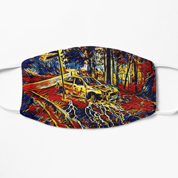 Ausgebranntes Auto, Australien Flache Maske