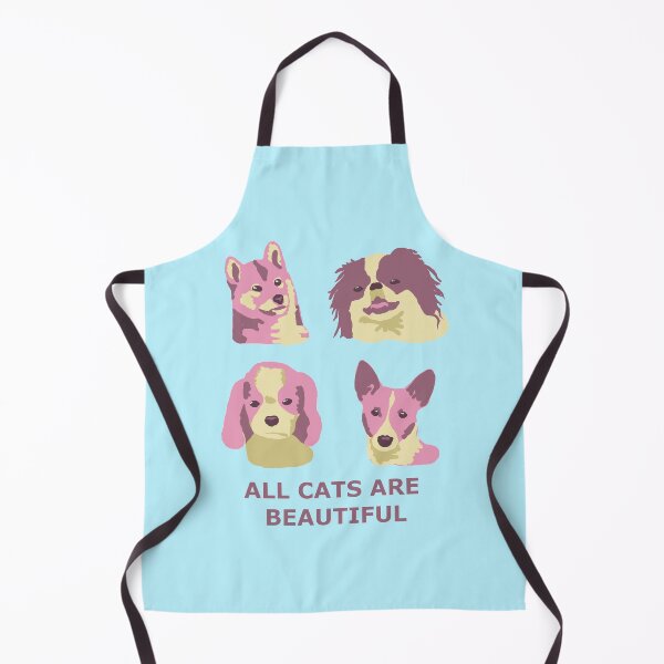 Item preview, All Cats Are Beautiful -- Pink and Yellow designed and sold by lyricdesigns.