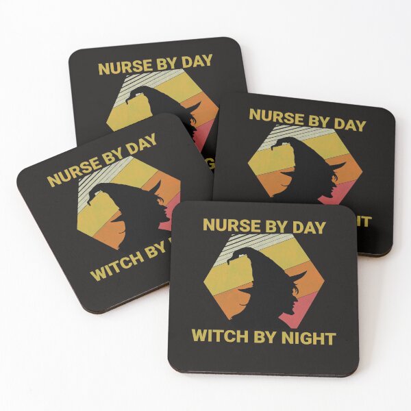 Item preview, Nurse By Day Witch By Night - Funny Halloween Nurse Saying Gift for Nurses designed and sold by 96design.