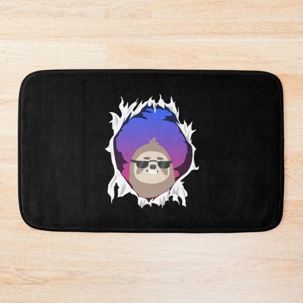 Item preview, Funny cool sloth with sunglasses looking out of hole designed and sold by Jelisandie.