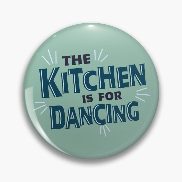 Item preview, The Kitchen is for Dancing, Mint Green designed and sold by CocoandDaisy.