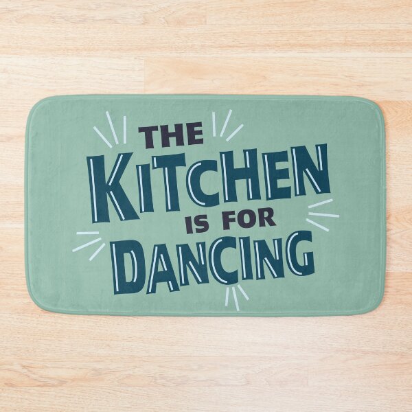 Item preview, The Kitchen is for Dancing, Mint Green designed and sold by CocoandDaisy.