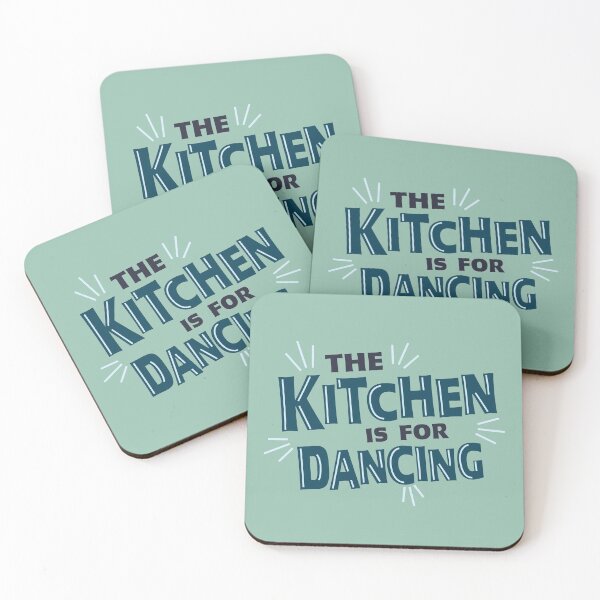 Item preview, The Kitchen is for Dancing, Mint Green designed and sold by CocoandDaisy.