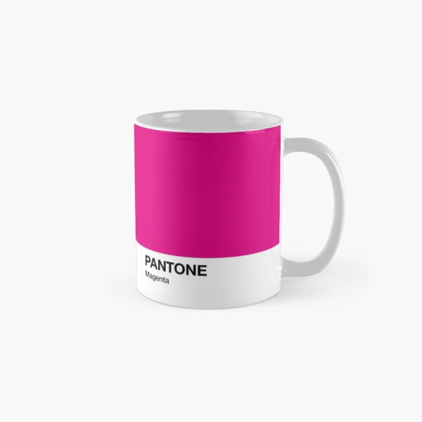 Taza Pantone CMYK magenta Taza clásica