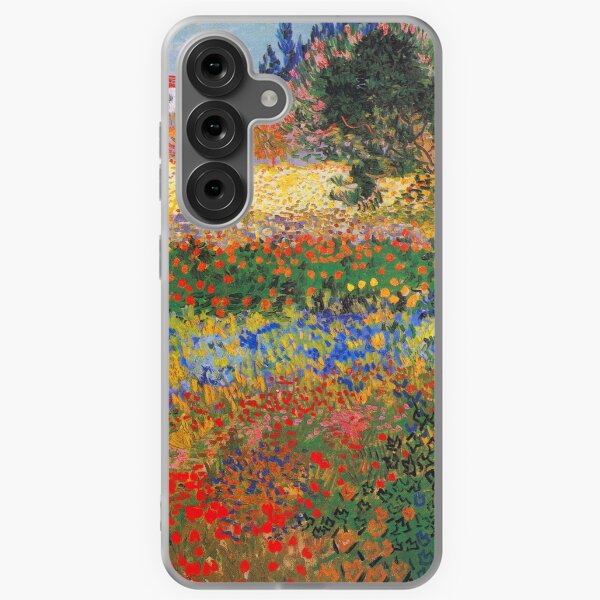 Item preview, Flower Garden Painting by Vincent Van Gogh designed and sold by vintageemporium.