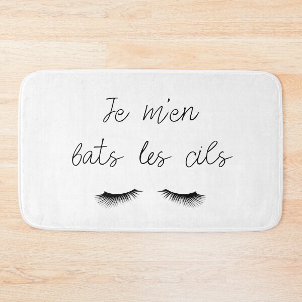 Item preview, Je m'en bats les cils designed and sold by TheLemonBox.