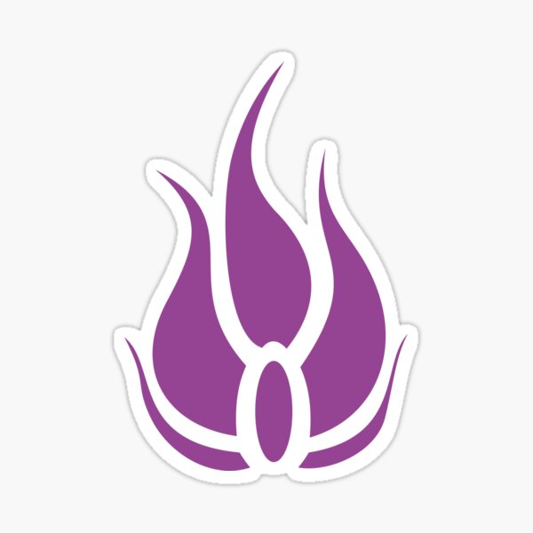 Blake Belladonna emblem (purple, small) Sticker