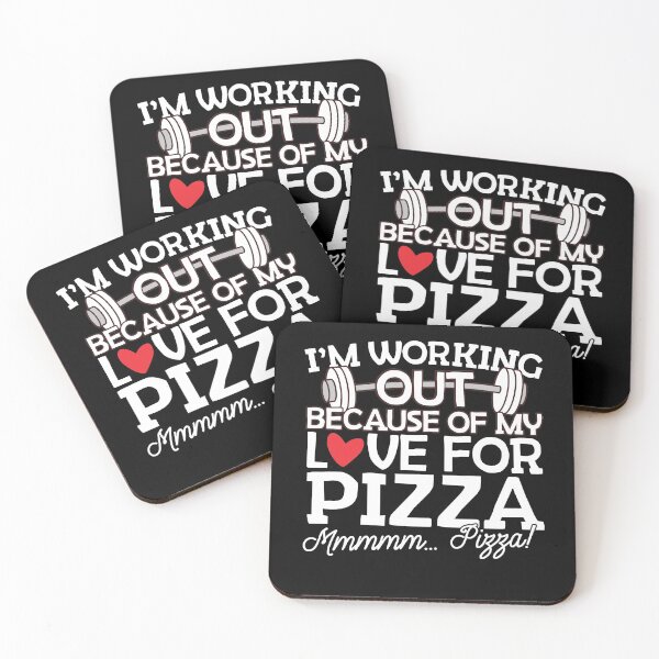 Aperçu de l'œuvre Je travaille à cause de mon amour pour la pizza T-shirts drôles créée et vendue par WelderSurgeon.