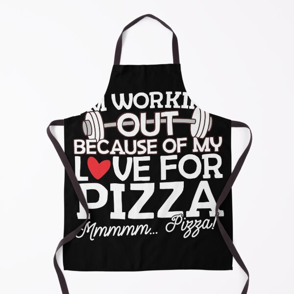Aperçu de l'œuvre Je travaille à cause de mon amour pour la pizza T-shirts drôles créée et vendue par WelderSurgeon.