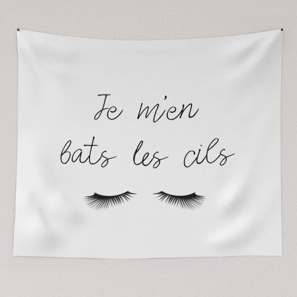 Item preview, Je m'en bats les cils designed and sold by TheLemonBox.