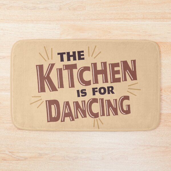 Item preview, The Kitchen is for Dancing, Cream designed and sold by CocoandDaisy.