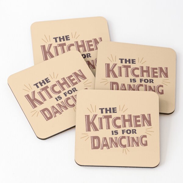 Item preview, The Kitchen is for Dancing, Cream designed and sold by CocoandDaisy.