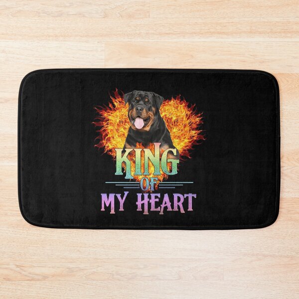 Item preview, Rottweiler King Of My Heart 2 designed and sold by KellyJanosko-bd.