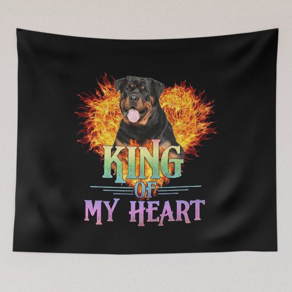 Item preview, Rottweiler King Of My Heart 2 designed and sold by KellyJanosko-bd.