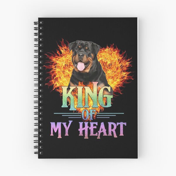 Aperçu de l'œuvre Rottweiler King Of My Heart 2 créée et vendue par KellyJanosko-bd.