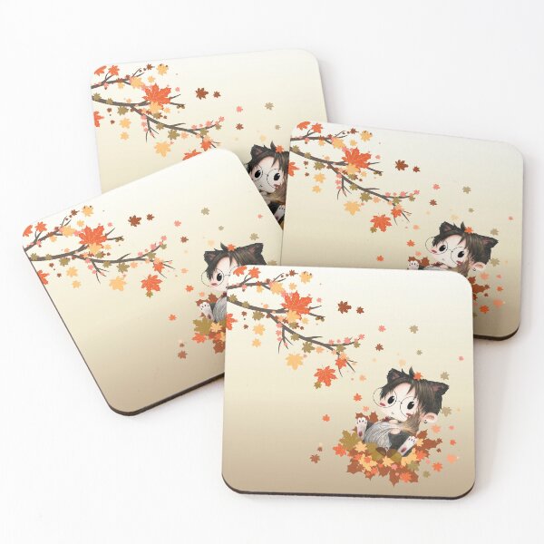 Item preview, Cute Wolf Autumn Chibi designed and sold by HouseOfDucky.