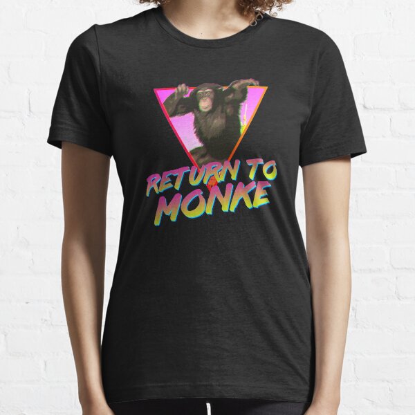 RECHAZAR LA HUMANIDAD, VOLVER A MONKE AESTHETIC Camiseta esencial