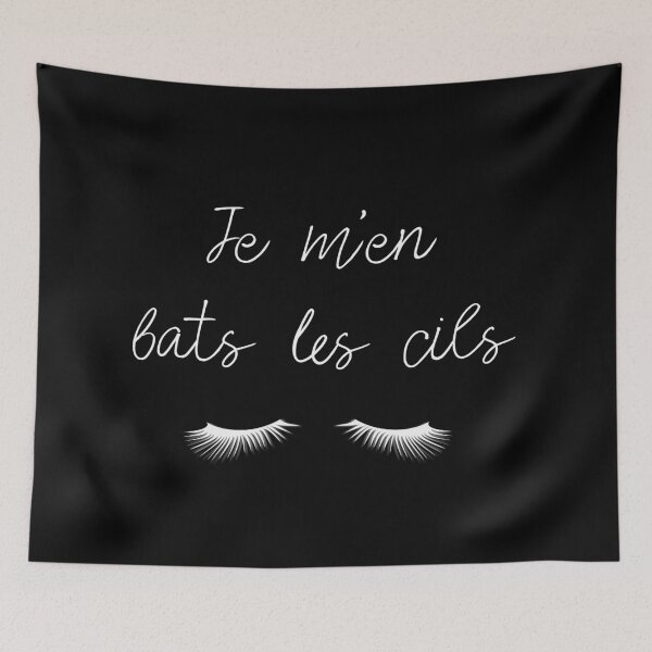 Item preview, Je m'en bats les cils designed and sold by TheLemonBox.