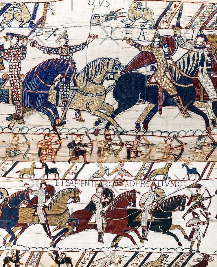 "THE BAYEUX TAPESTRY NORMAN KNIGHTS AND ARCHERS Detail" iPad Case ...