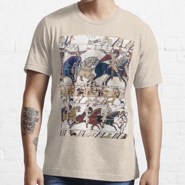 "THE BAYEUX TAPESTRY NORMAN KNIGHTS AND ARCHERS Detail" Tshirt for