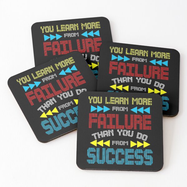 Item preview, YOU LEARN MORE FROM FAILURE THAN SUCCESS designed and sold by WelderSurgeon.