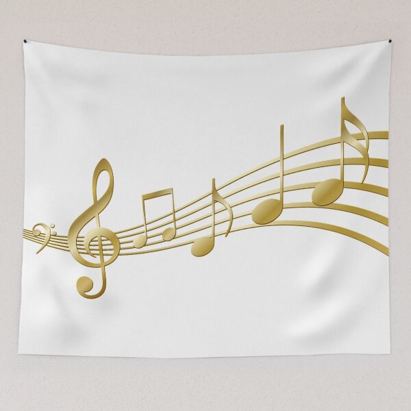 Item preview, Musical Notes in Gold designed and sold by Designs By Creation.