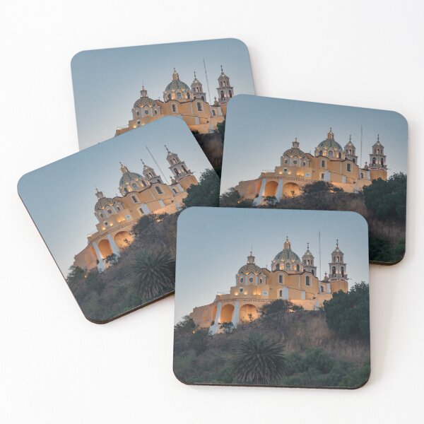 Item preview, Pyramid and church of Cholula with full moon designed and sold by luisraultg.