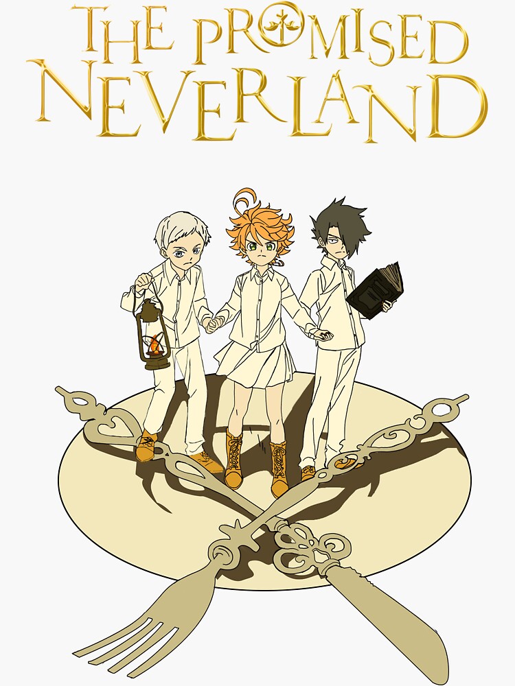"the promised neverland" Sticker by fabiopier Redbubble
